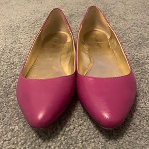 Nine West Speakup Almond Toe Flat - Magenta - 7.5